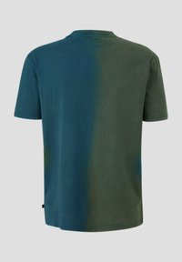 QS T-shirt print - petrol