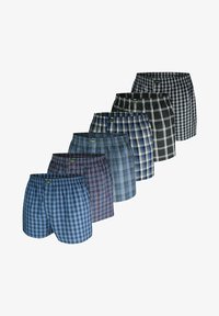 Selected, black navy check