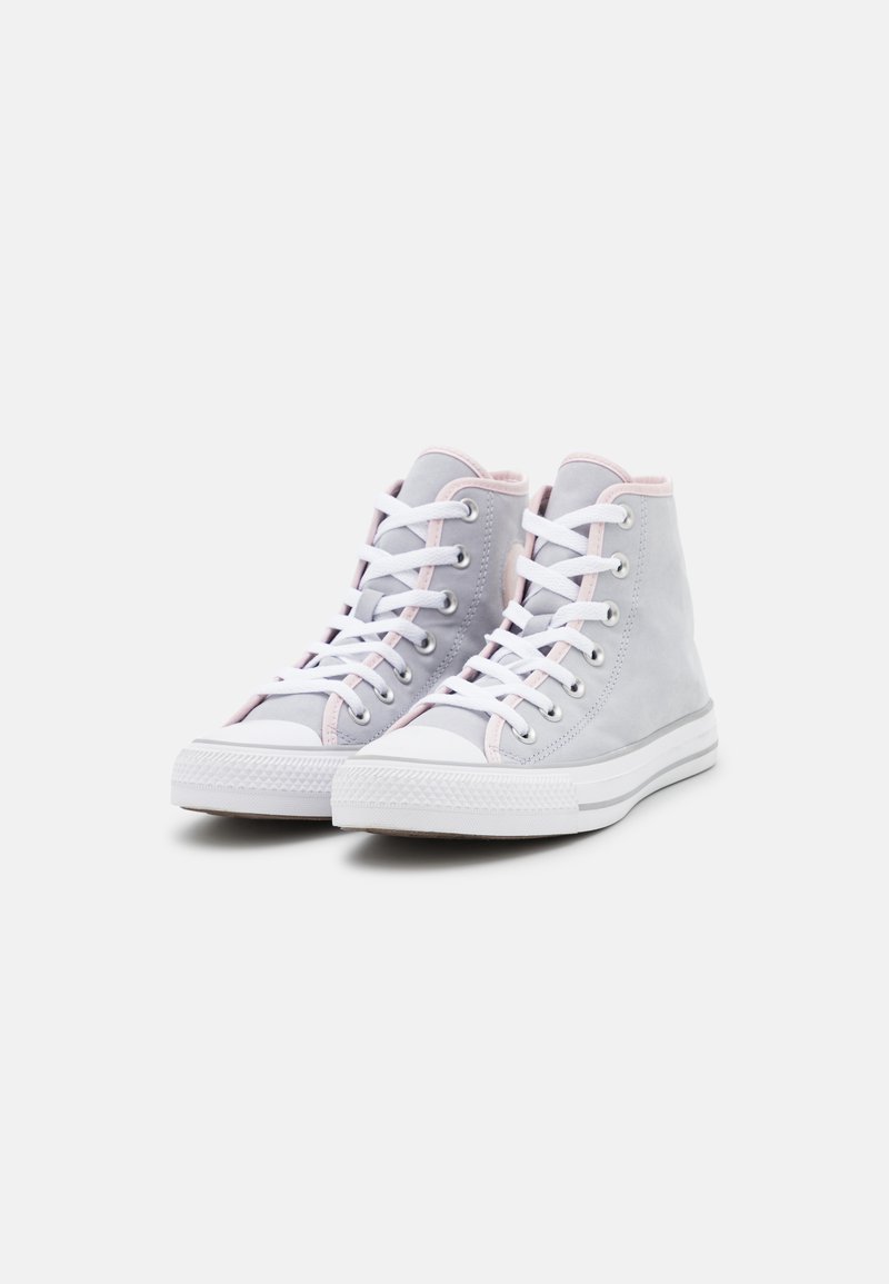 Converse TAYLOR ALL STAR GLAM - Zapatillas altas - gravel/barely rose/white/gris -