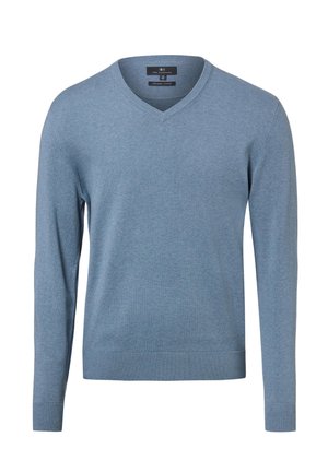 Nils Sundström, NILS SUNDSTRÖM PULLOVER - Strickpullover - hellblau
