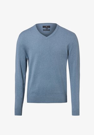 Nils Sundström, NILS SUNDSTRÖM PULLOVER - Strickpullover - hellblau