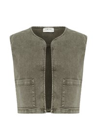 Cream Vesta - heavy washed green