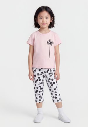 SET - Potiskana majica - pink