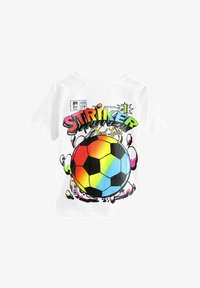 Unselected, white football back print