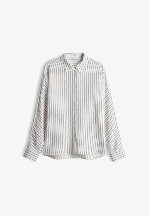 OPUS, RELAXED FIT STRIPED LOOK - Hemdbluse - milk