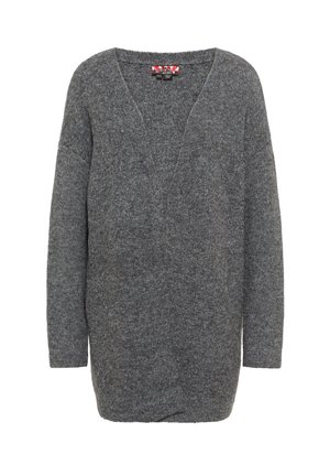 myMo ROCKS, Gilet - dunkelgrau melange