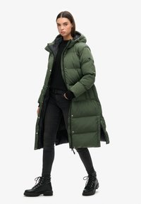 Superdry & Co LONGLINE - Vinterfrakke - thyme