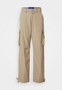 AETHER MONOGRAM PARACHUTE PANTS UNISEX - Kareiviško stiliaus kelnės - humus