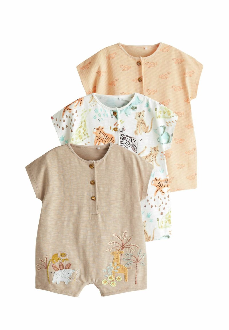Next ROMPERS 3 PACK  - REGULAR FIT - Combinaison - neutral safari