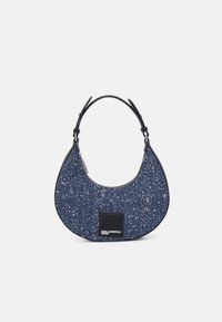 SMALL HALF MOON - Kabelka - white/blue