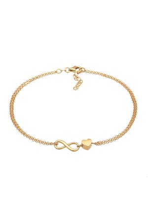 Elli INFINITY LOVE BASIC - Fußkettchen - gold-coloured