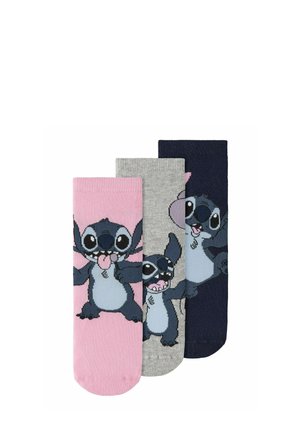 TWO SOON SOCKS 3 PACK STITCH - Chaussettes - full blooming pink