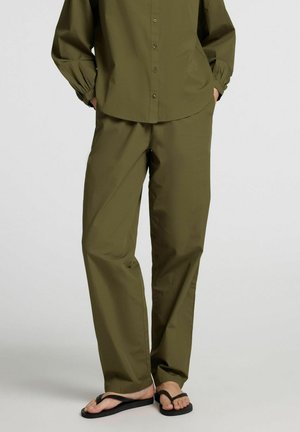 SLFBLAIR - Kalhoty - khaki