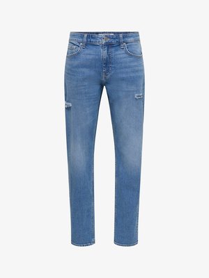 Only & Sons, Regular fit ONSWEFT - Egyenes szárú farmer - light blue denim