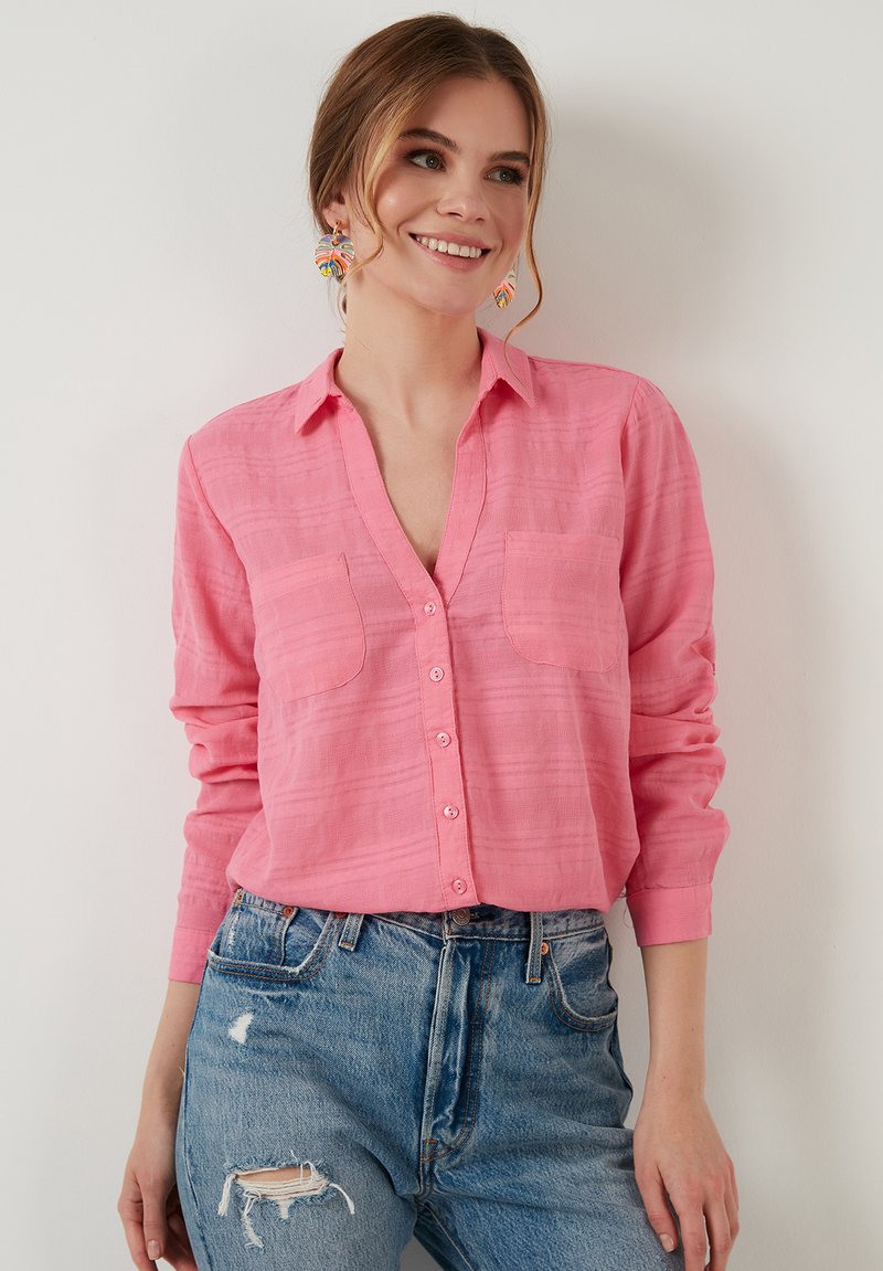 Clara Button Down Pink main image 1