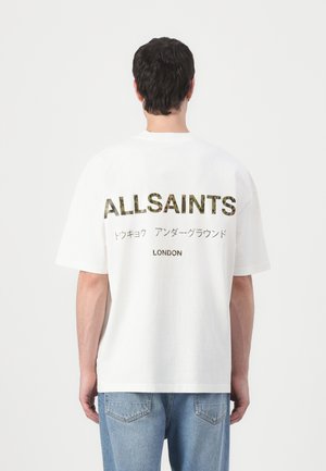 AllSaints STYX UNDERGROUND - T-shirts print - ashen white