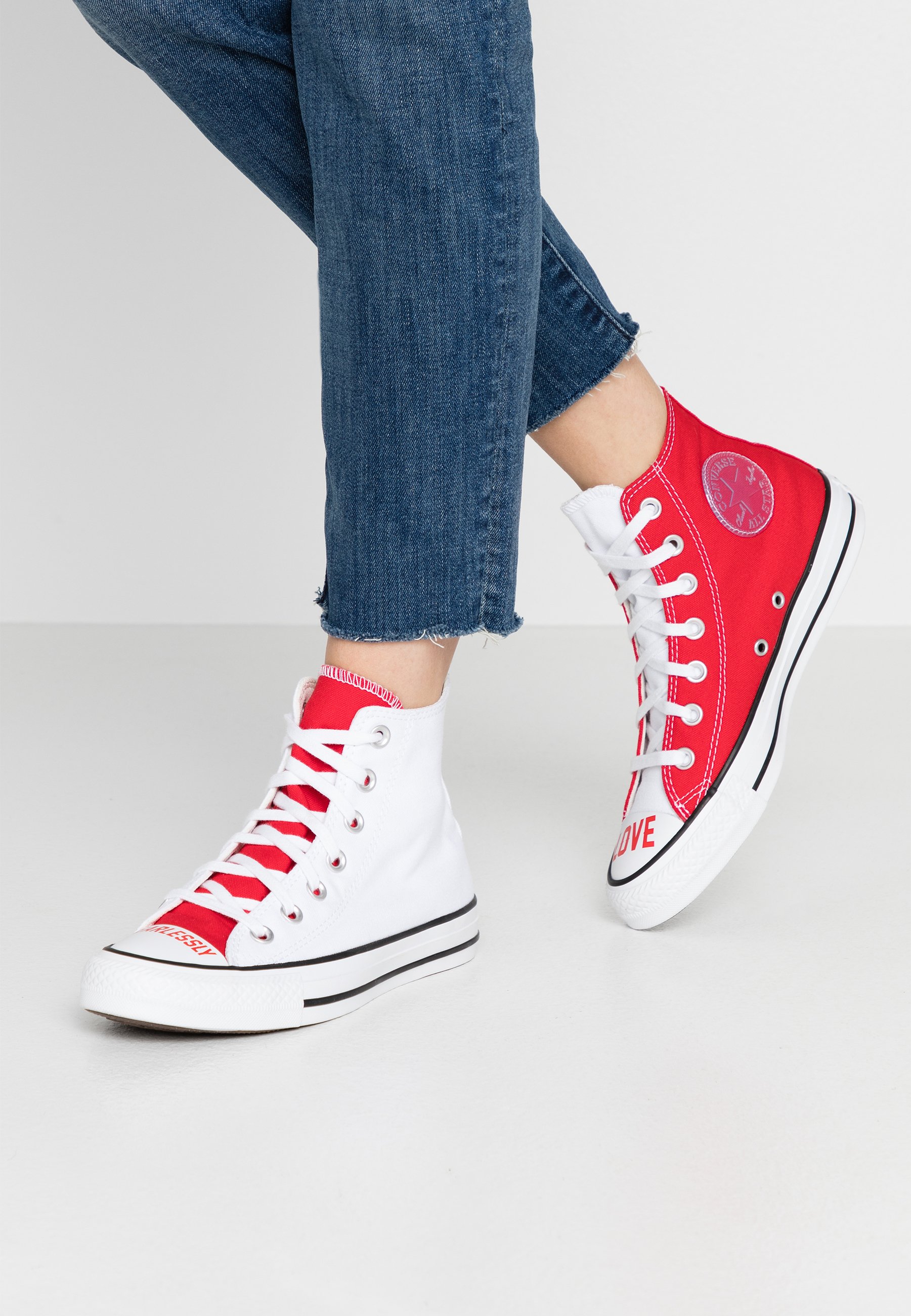 zalando converse rouge