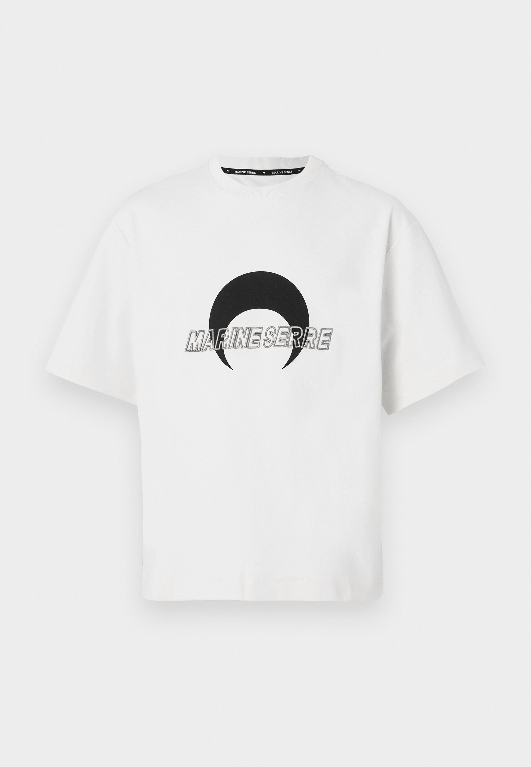 MARINE SERRE RELAXED UNISEX - Print T-shirt - pristine/black/off