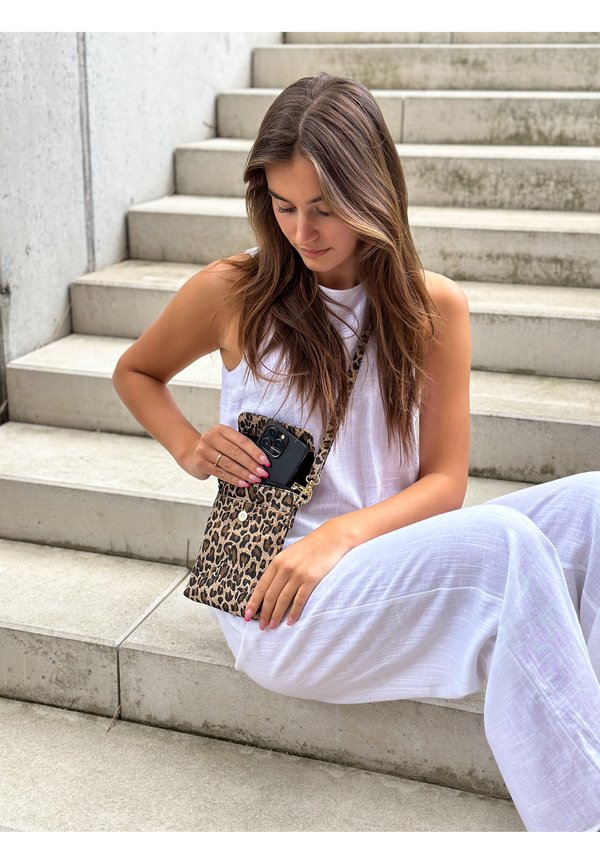 Handytasche - leopard