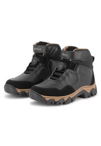 BOSS Kidswear JUNIOR TRAINERS - Visoke tenisice - black