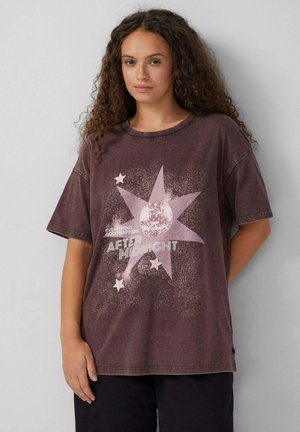T-Shirt print - bordeaux