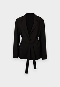 TRAVEL BELTED BLAZER - Blejzr - black