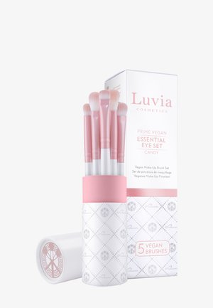 Luvia Cosmetics ESSENTIAL EYE SET - Make-up Brush Set - pearl white/candy pink