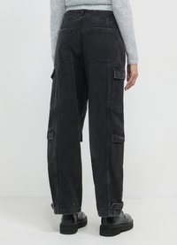 Calliope VITA ALTA  - Jeans a sigaretta - nero