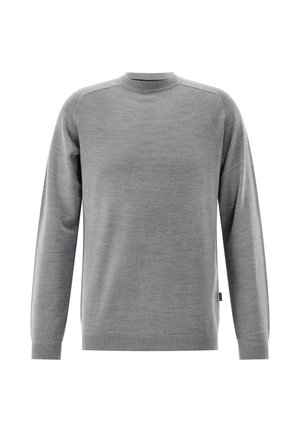 Strickpullover - hellgrau