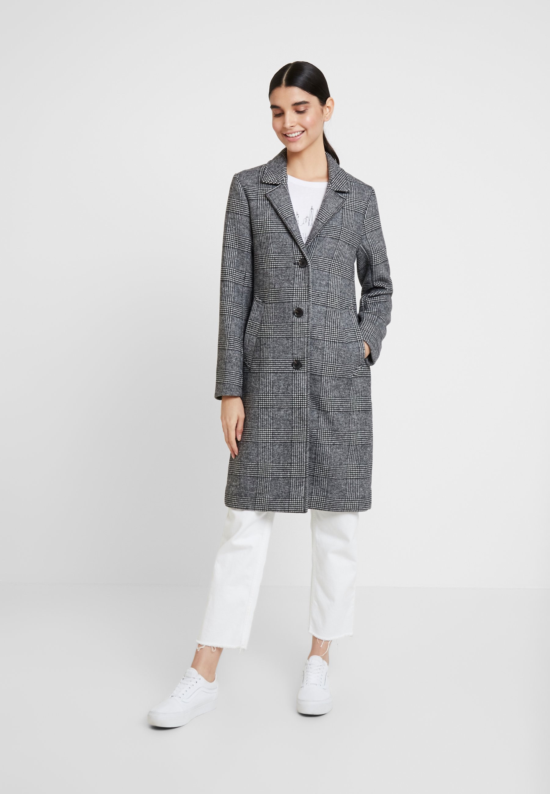 Abercrombie & Fitch DAD COAT Kåpe frakk grey Zalando.no Abercrombie & Fitch Kort kåpe / frakk - grey
