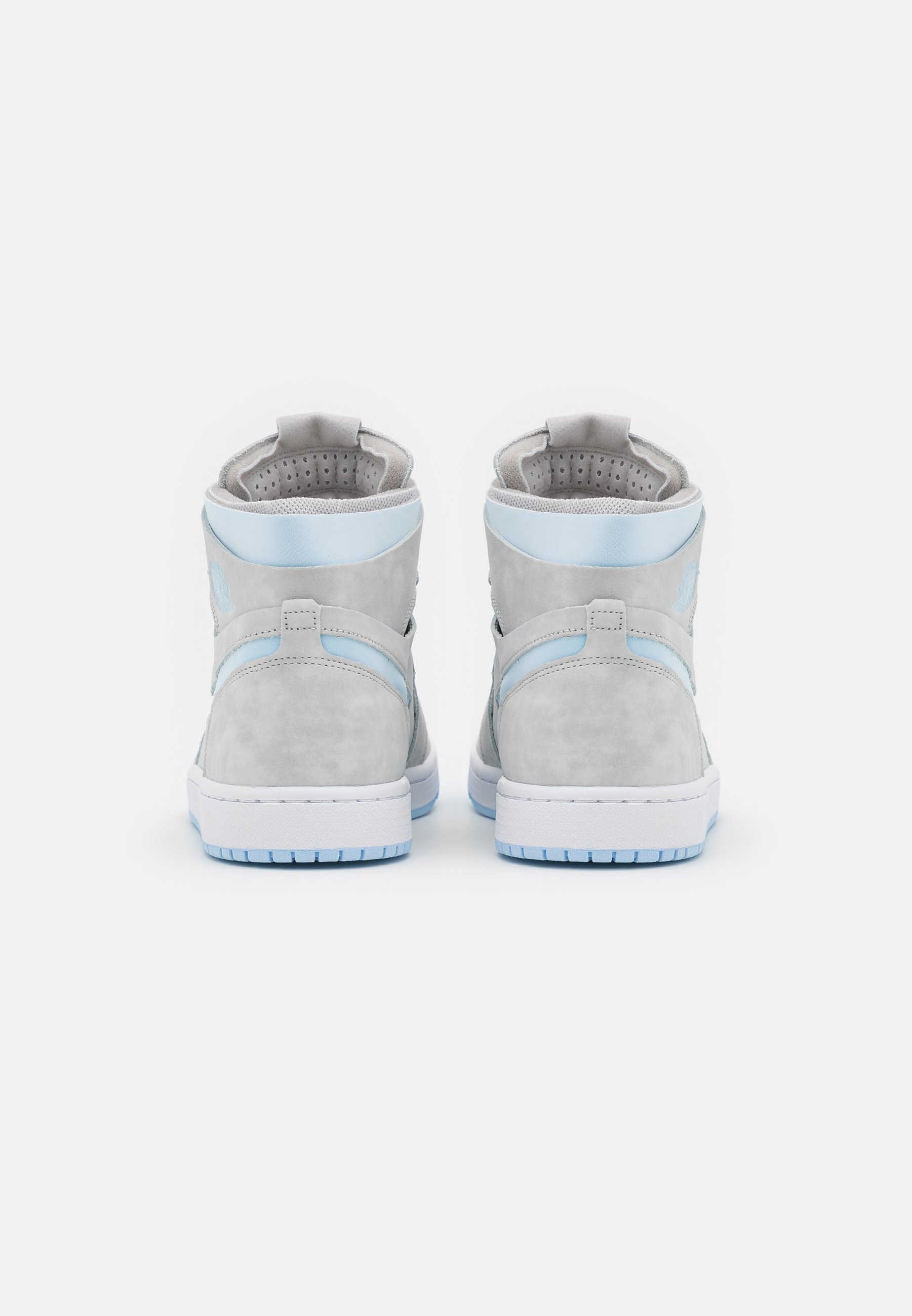 Jordan AIR 1 ZOOM - Sneakers alte - grey fog/celestine blue/white/grigio  chiaro - Zalando