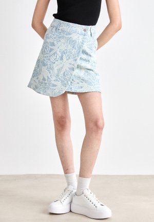 SKIRT MINI - A-linjekjol - medium blue