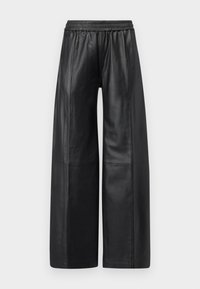 JIMMY  - Ādas bikses - black