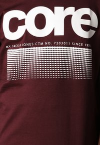 Jack & Jones Camiseta estampada - bordeaux