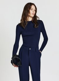 Calliope A MANICHE LUNGHE - Strickpullover - blu notte