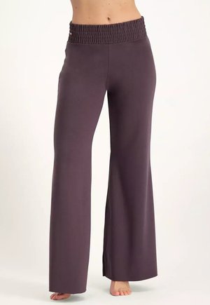 FLOW - Stoffhose - berry