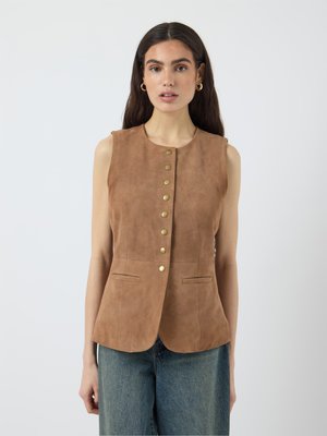 YASSUDA WAISTCOAT - Bodywarmer - sepia tint