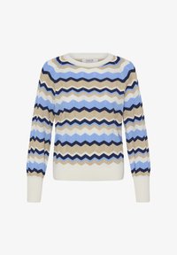 Non sélectionné, della robbia blue zig zag