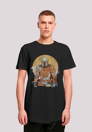 STAR WARS THE MANDALORIAN DISTRESSED WARRIOR - KRIEG DER - Print T-shirt - black