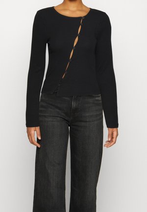 Long sleeved top - black