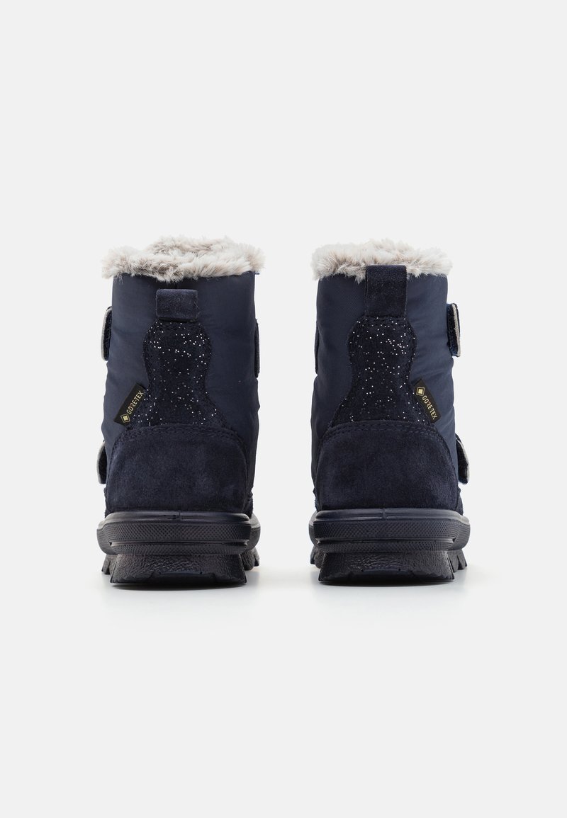 Superfit Flavia warm gevoerde Gore-tex sneeuwlaarzen voor meisjes, Blauw Roze 7010, 25 EU Smal