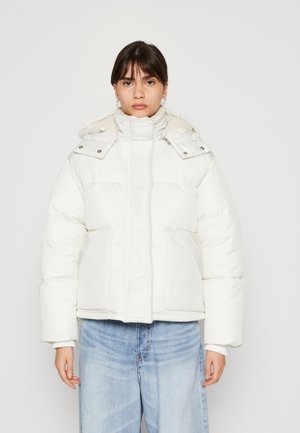 Colourful Rebel RYA CONTRAST PUFFER JACKET - Winterjacke - off white