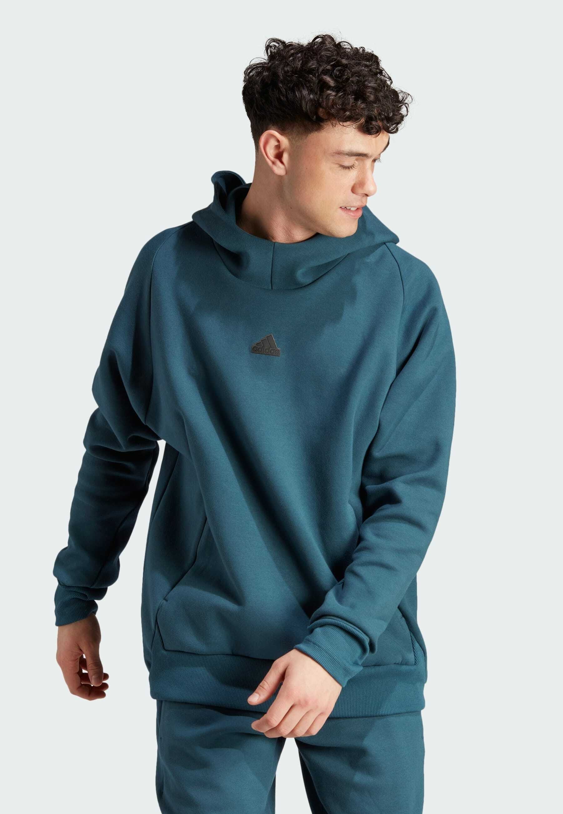 adidas Sportswear NEW Z.N.E. PREMIUM - Hoodie - arctic night/turquoise 