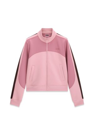 Guess, TALITHA HIGH NECK FULL ZIP SCU - Vetoketjullinen college - mehrfarbe rose