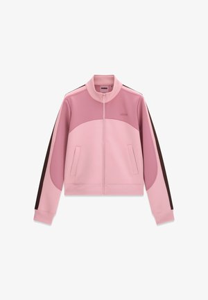 Guess, TALITHA HIGH NECK FULL ZIP SCU - Vetoketjullinen college - mehrfarbe rose