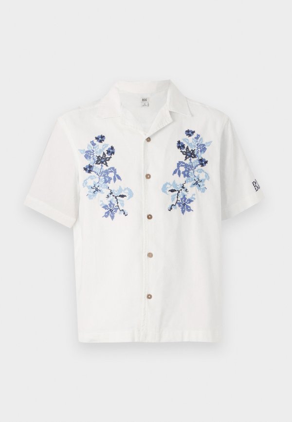 FLORAL SHIRT - Shirt - ecru