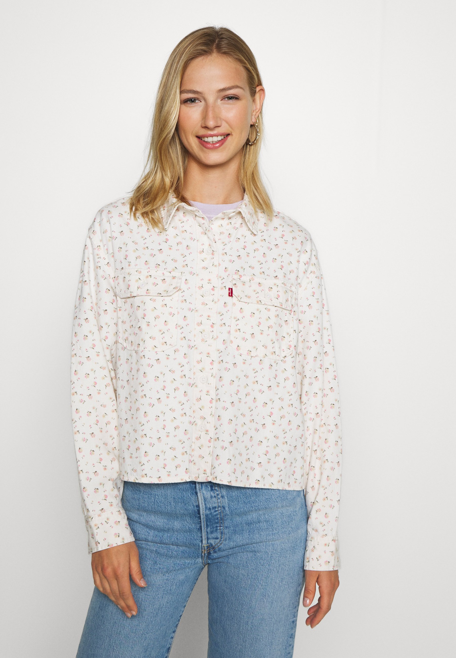 Levi's® OLSEN UTILITY Skjorte off whiteoffwhite Levi's® OLSEN UTILITY Skjorte bordeaux Zalando.no