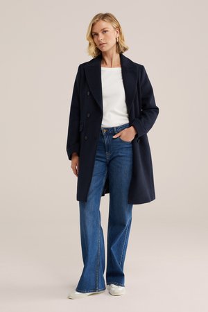 WE Fashion, Krátky kabát - dark blue