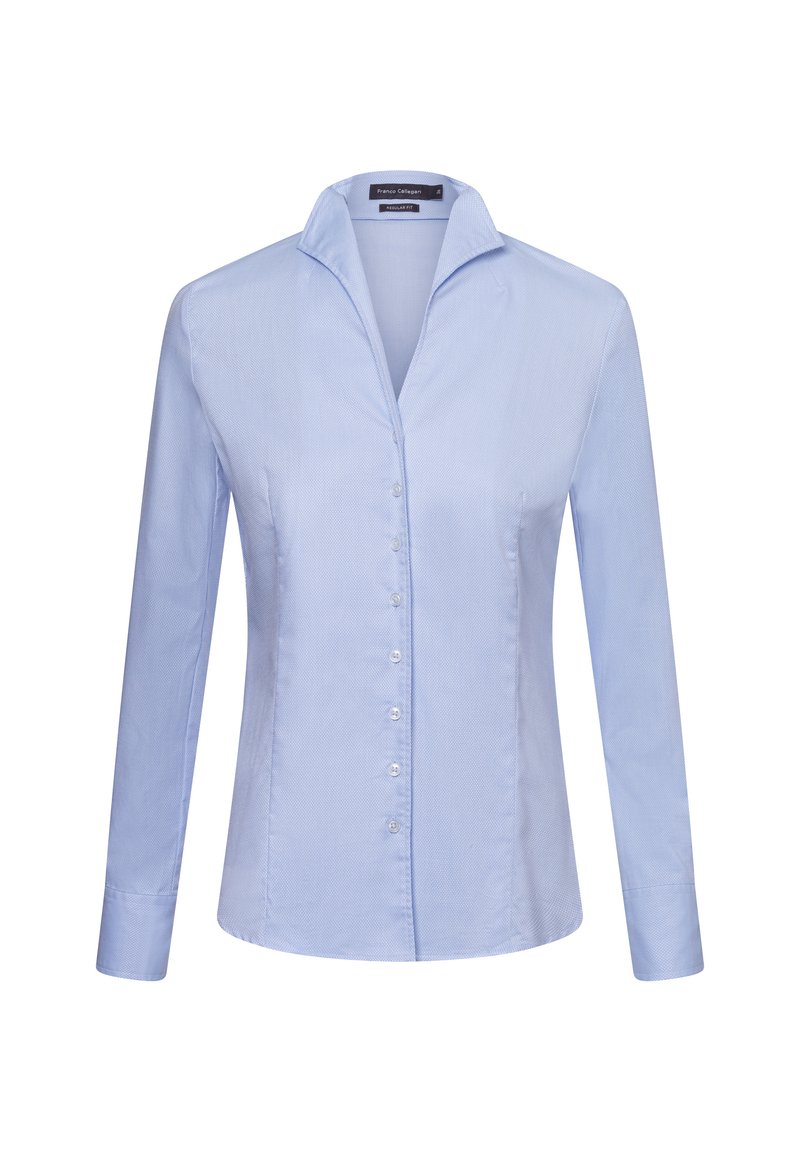 Franco Callegari Hemdbluse - hellblau/blau - Zalando