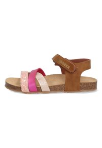 Braqeez SAMMY SPAIN - Sandalen - cognac roze